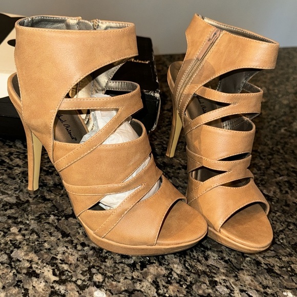 Michael Antonio river heeled open toe bootie NIB 9 - Picture 2 of 13